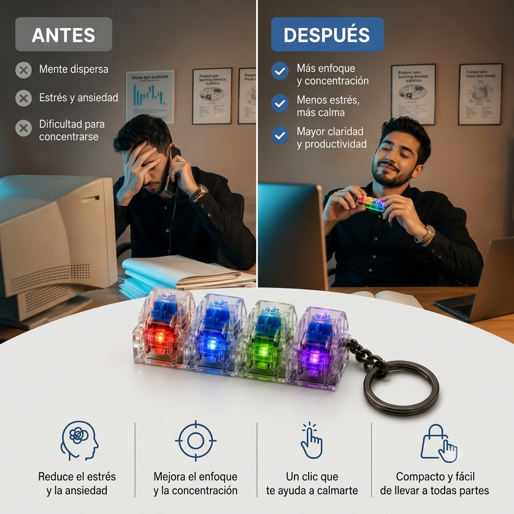 Llavero Antiestrés relajante